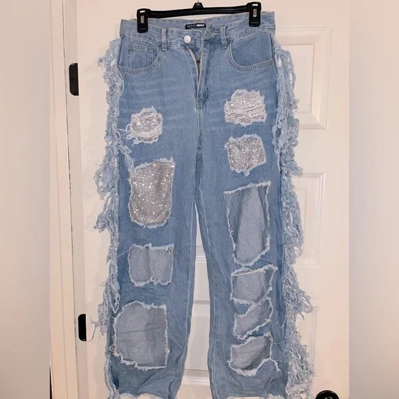Fashion Nova Jeans Denim Sparkle Jeans Poshmark